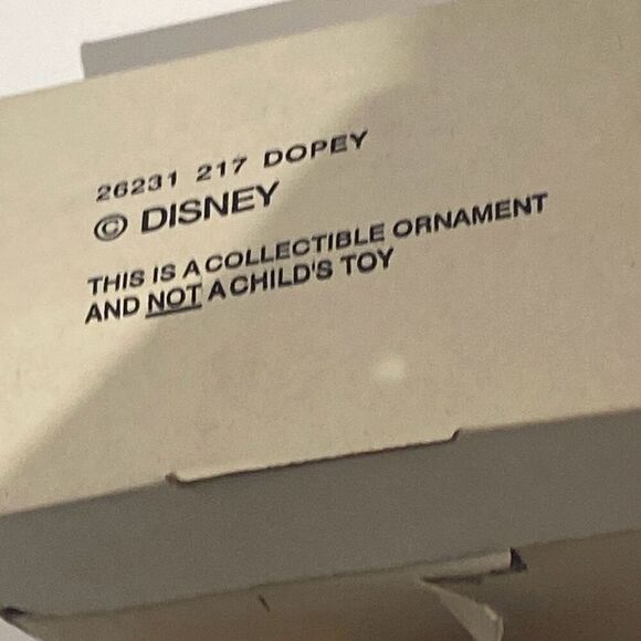 Disney Angel Dopey Dwarf With Guitar Snow White Collectible Hanging Ornament - Picture 5 of 6